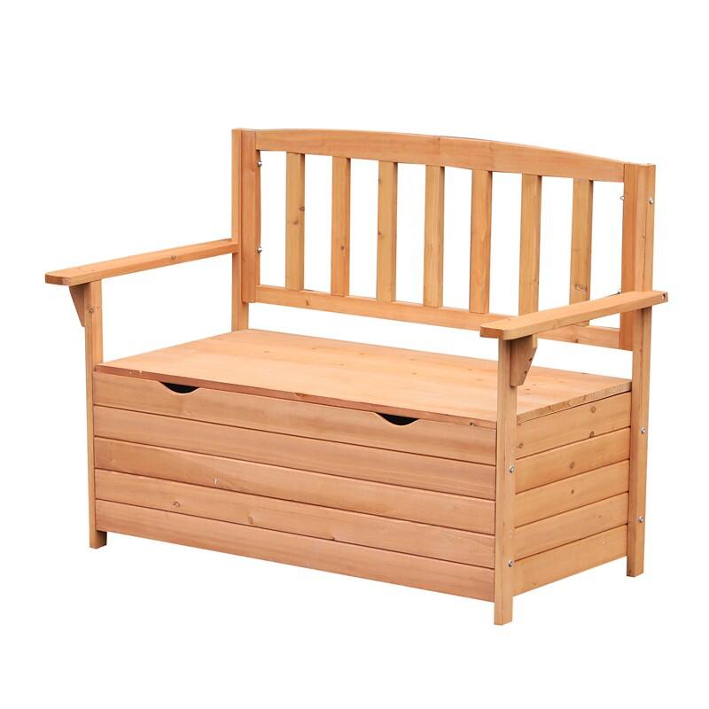 OutSunny Garden Bench 2 Seat 1,120 x 580 x 840 mm Fir Brown