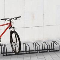 HOMCOM Bike Parking Rack, 160Lx33Wx27H cm, Steel-Black