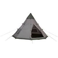 Outsunny 6-Person Outdoor Metal Frame Camping Tent w/ Carrier Bag Grey