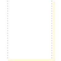 Exacompta Computer Paper 62422E 24 cm x 12" 70 g/m² White, Yellow Pack of 1000