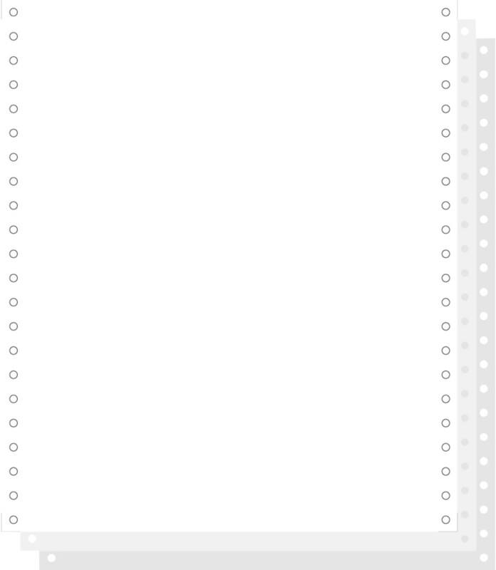 Exacompta Paper Special format Perforated 56 gsm White 1000 Sheets