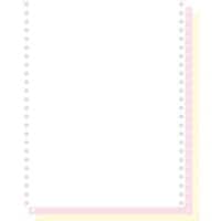 Exacompta Computer Listing Paper Special format Perforated 70 gsm Assorted 1000 Sheets