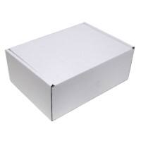 Postal Box SW15157 White Cardboard Pack of 10
