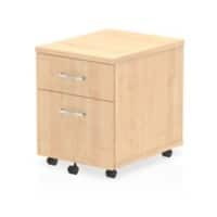 Impulse Mobile Pedestal 2 Drawer Maple