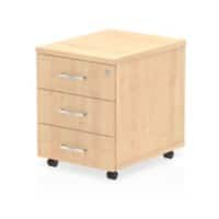 Impulse Mobile Pedestal 3 Drawer Maple