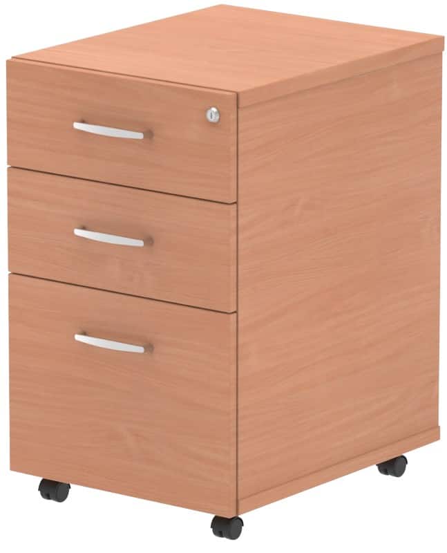 dynamic Mounted Pedestal 3 Drawers Lockable 440 x 550 x 695 mm