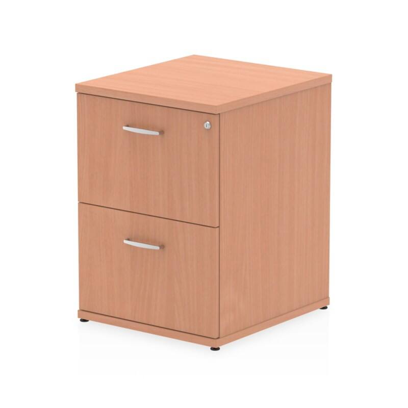 Impulse Filing Cabinet 2 Drawer Beech