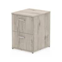 Impulse Filing Cabinet 2 Drawer Grey Oak