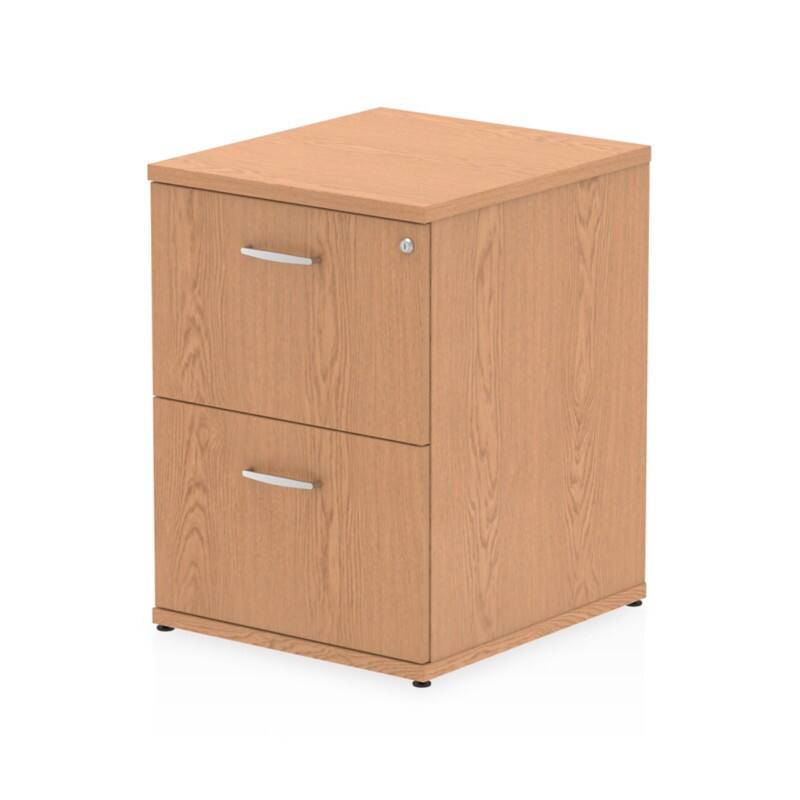 Impulse Filing Cabinet 2 Drawer Oak