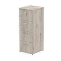 Impulse Filing Cabinet 4 Drawer Grey Oak