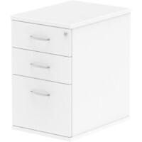 Impulse 600 Desk High Pedestal 3 Drawer White 430 x 600 x 730 mm