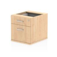 Impulse Fixed Pedestal 2 Drawer Maple 440 x 550 x 410 mm