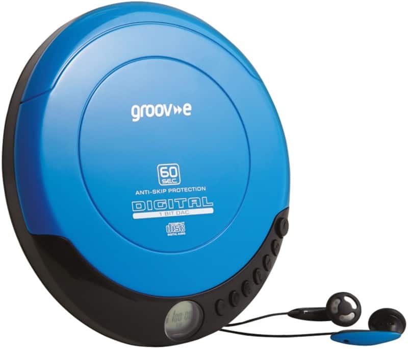 Groove-e Personal CD Player GVPS110/BE Blue
