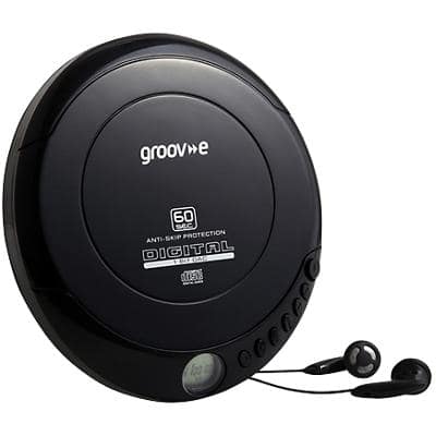 Groove-e Personal CD Player GVPS110/BK Black