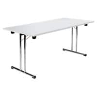 TEKNIK Rectangular Folding Table White 1,600 x 800 x 730 mm