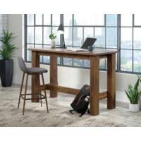 TEKNIK Bench Desk Walnut Wooden Legs 1,400 (W) x 650 (D) x 899 (H) mm Laminated Particle Board