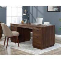 TEKNIK Elstree Home Office Desk Mahogany Base panel 6 Drawers 1,654 (W) x 743 (D) x 743 (H) mm Laminated Particle Board