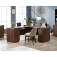 TEKNIK Elstree Home Office Desk L-Shape Mahogany Base panel 4 Drawers 1,654 (W) x 1,654 (D) x 743 (H) mm Laminated Particle Board