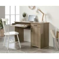 TEKNIK Essentials Home Office Desk Oak Base panel 2 Drawers 1,189 (W) x 470 (D) x 761 (H) mm Laminated Particle Board
