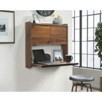TEKNIK Hampstead Park Wall Desk Walnut 714 (W) x 160 (D) x 678 (H) mm Laminated Particle Board