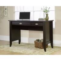 TEKNIK Laptop Desk Home Office Desk Jamocha Wood Wooden Legs 2 Drawers 1,200 (W) x 500 (D) x 770 (H) mm Laminated Particle Board, Powder Coated Metal