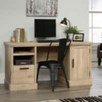 TEKNIK Prime Home Office Desk Oak Base panel 1 Drawer 1,500 (W) x 596 (D) x 758 (H) mm Laminated Particle Board