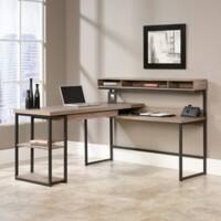 TEKNIK Streamline Home Office Desk Oak 1 Drawer 1,542 (W) x 1,500 (D) x 1,080 (H) mm Laminated Particle Board