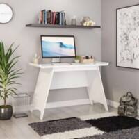 TEKNIK Towson Home Office Desk White Base panel 1,200 (W) x 550 (D) x 770 (H) mm Laminated Particle Board
