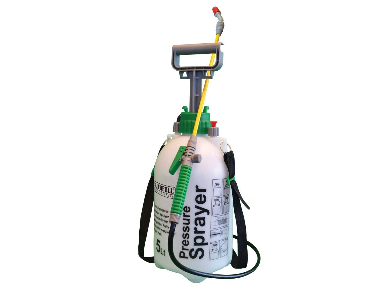 Faithfull FAISPRAY5 Pressure Sprayer Black, White 5 L