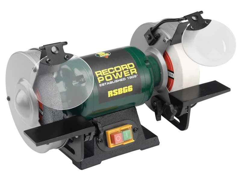 Record Power RSBG8 8 in 550 W 240 V Bench Grinder Non-Rechargeable