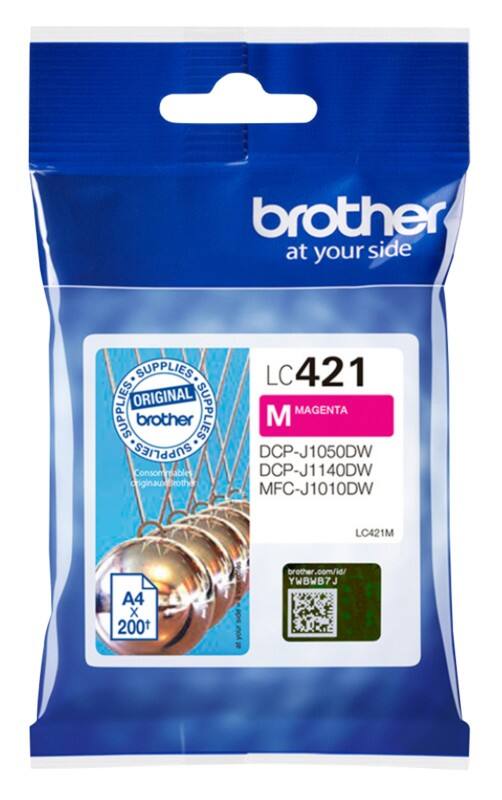 Brother LC421M Original Ink Cartridge Magenta