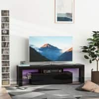 HOMCOM TV Stand 839-123V70BK Medium-Density Fibreboard, Particle Board 350 x 450 mm