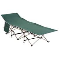 OutSunny Camping Bed Green 680 x 1,900 x 520 mm