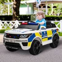 Homcom Electric Ride-On Car with Remote White