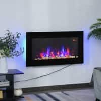 Homcom Electronic LED Fireplace 11.5 x 48 cm