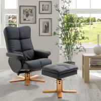 Homcom Adjustable Recliner Chair Black