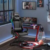 Vinsetto Gaming Chair with 2D Arm Black