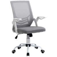 Vinsetto Office Chair Height Adjustable Seat Grey 120 kg 625 x 550 mm