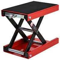 Durhand Motorcycle Lift Stand Steel, Rubber Black and Red 500 kg