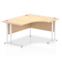 dynamic Impulse Right Hand Desk Rectangular Maple Cantilever 1,400 (W) x 1,200 (D) x 730 (H) mm MFC (Melamine Faced Chipboard)