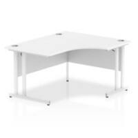 dynamic Impulse Height Adjustable Right-hand Desk Rectangular MFC White 1,400 x 1,200 x 730 mm