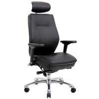 Dynamic Ergonomic Chair Domino PO000065 Leather Black Synchro Tilt