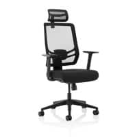 dynamic Ergo Office Chair Synchro Tilt Height-Adjustable Armrest Black 135 kg KC0298 660 x 630 x 990 mm