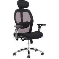 dynamic Sanderson Office Chair Synchro Tilt Height-Adjustable Armrest Black 125 kg OP000244 710 x 750 x 1,165 mm