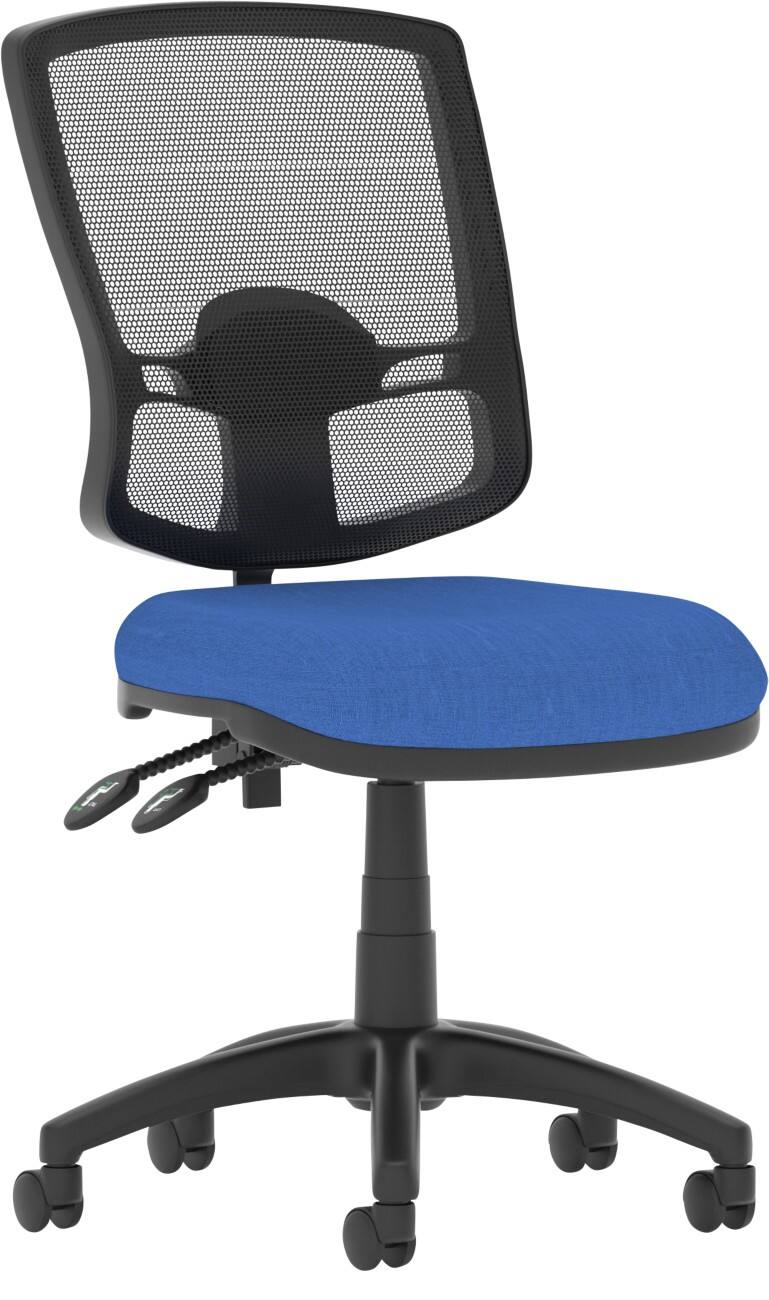 Dynamic Office Chair Eclipse KC0306 Fabric Blue Permanent Contact