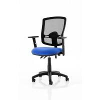 Dynamic Office Chair Eclipse KC0307 Fabric Blue Permanent Contact