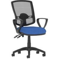 dynamic Eclipse Office Chair Permanent Contact Fixed Armrest Blue 120 kg KC0310 600 x 600 x 970 mm