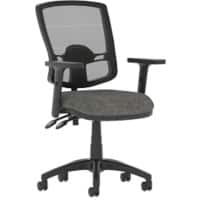 dynamic Eclipse Office Chair Permanent Contact Height-Adjustable Armrest Charcoal 120 kg KC0313 600 x 600 x 970 mm