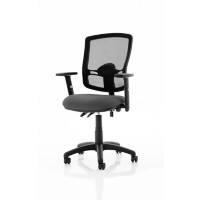 Dynamic Office Chair Eclipse KC0313 Fabric Grey Permanent Contact