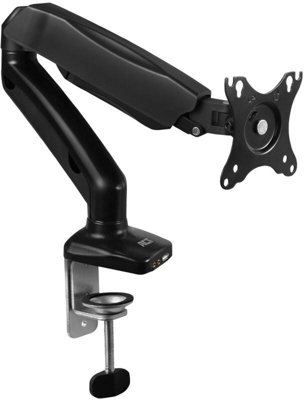 ACT Office Monitor Arm AC8311 Height Adjustable 32 Inch 405 x 122 x 292 mm Black 32" gas spring, 1 monitor